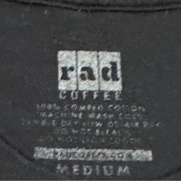 Rad Coffee Women’s All Dates Are Coffee Dates Black Shirt Día De Los Muertos MED - Picture 3 of 3